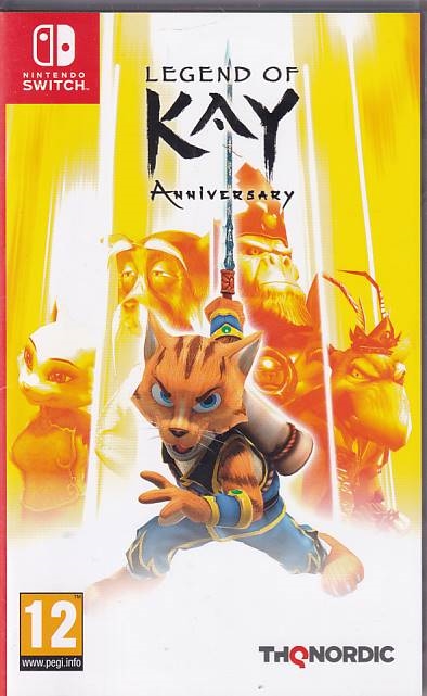 Legend of Kay Anniversary - Nintendo Switch spil (A Grade) (Used) (Eng)